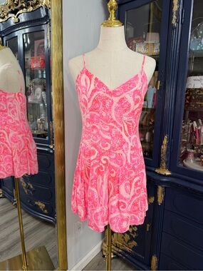 Lilly Pulitzer Romper pink pout Kyla size 4